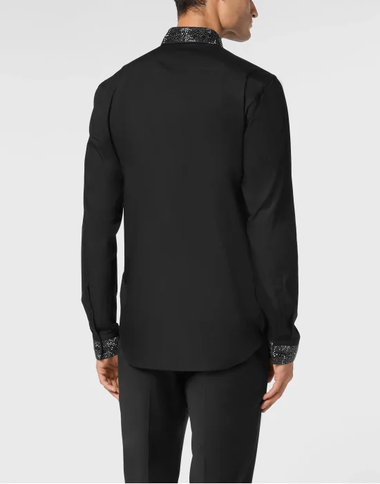 Shirt Sugar Daddy Cut LS Strass