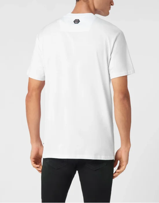 T-shirt Round Neck SS Strass Smile