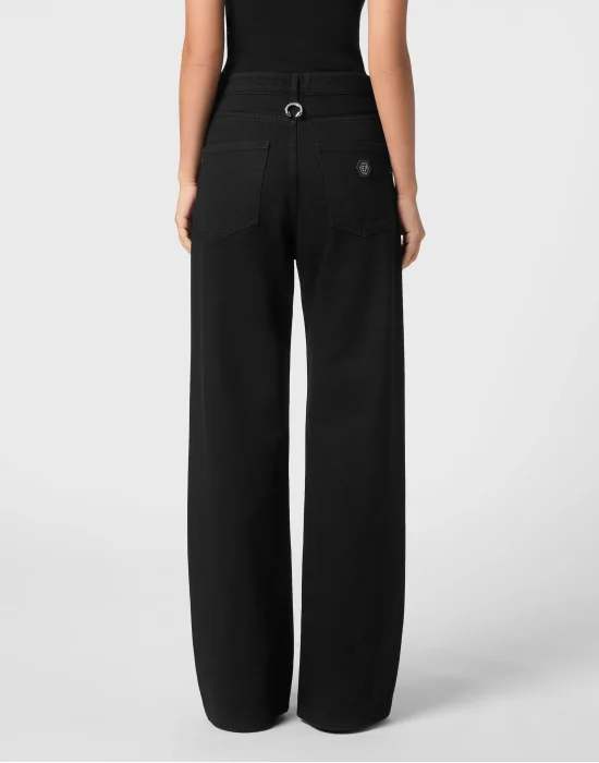 Denim Skater Fit Trousers