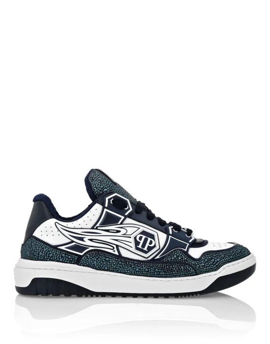 Leather Low-Top Sneakers Moon Walker