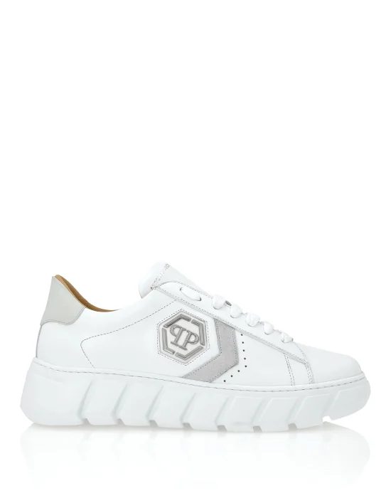 Nappa Leather Lo-Top Sneakers Hexagon