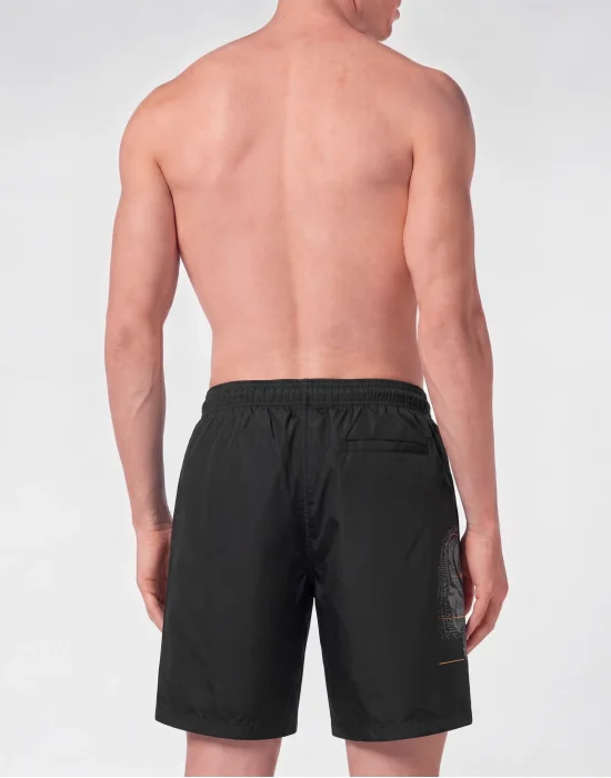 Swimming Long Shorts Gold Tiger