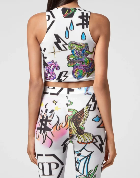 Crop Top Tattoo Monogram