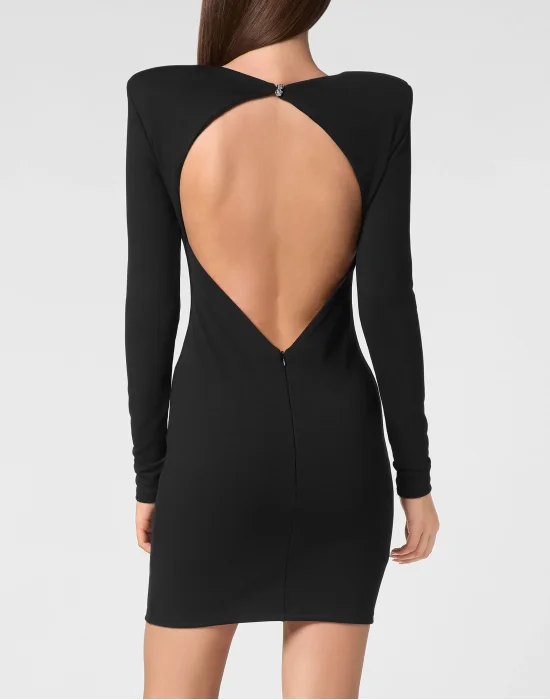 Mini Dress LS Strass Signature