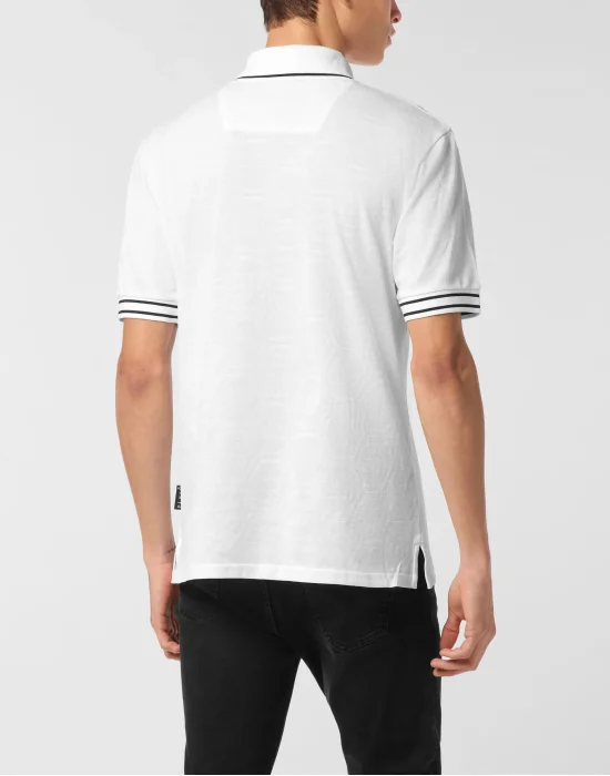 Jacquard Polo T-Shirt Monogram