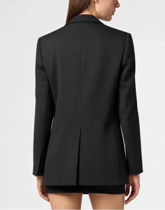 Single Breasted Fit Blazer Crystal Strass